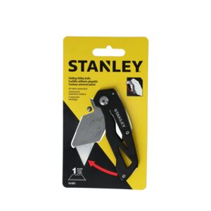 Stanley Folding Fixed Utility Knife Black and Grey 5-3/4inch Stanley Folding Fixed Utility Knife Black and Grey 5-3/4inch